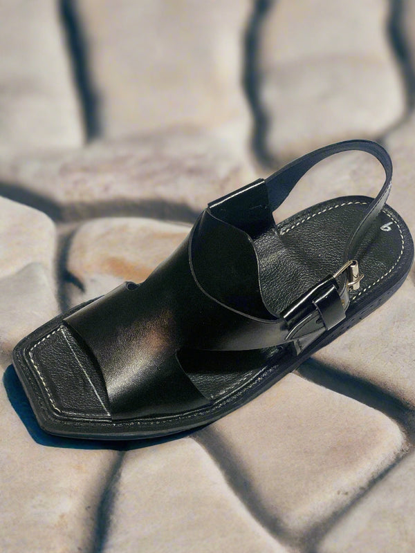 Panjedar Chappal Black