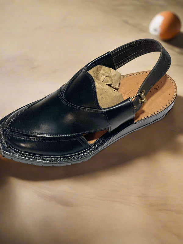 Norozi Chappal Black